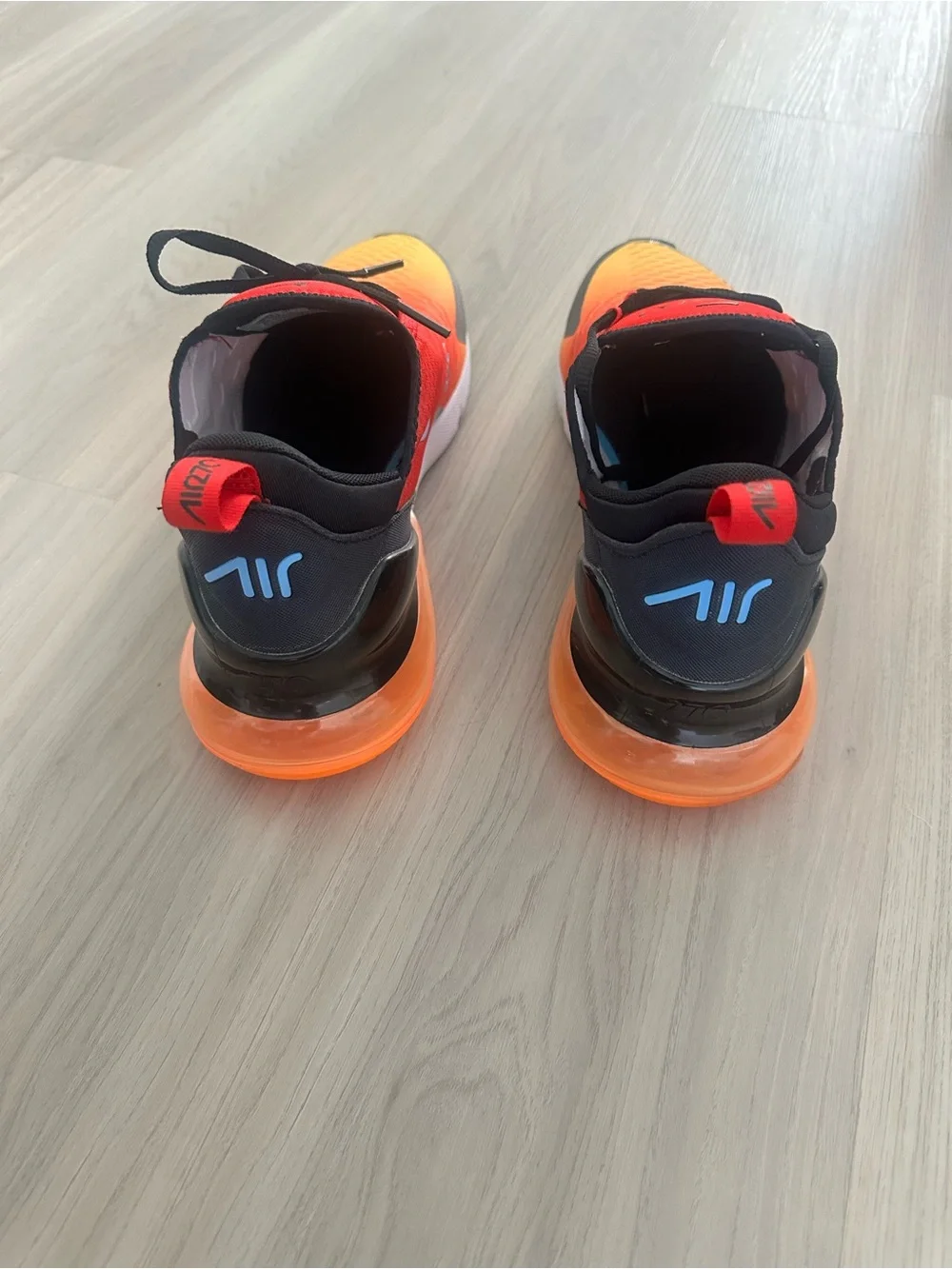 Nike Gradient Orange to Yellow Air Max 270 Shoes